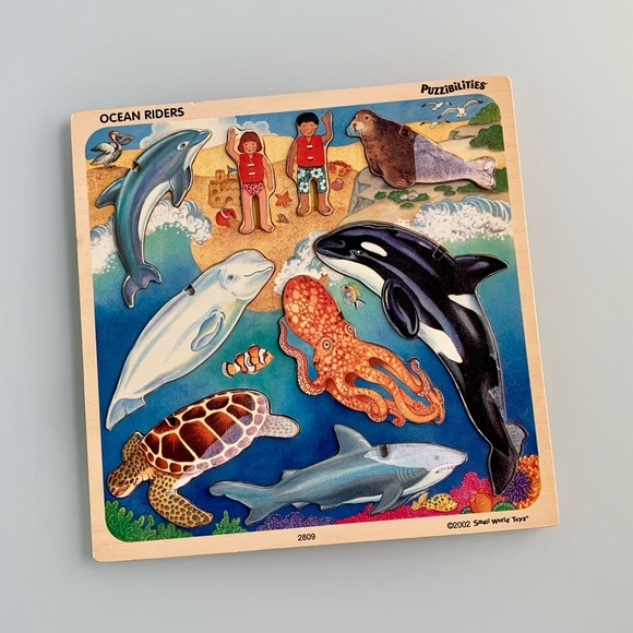 Ocean Riders Wooden Puzzle - Picture 1 of 4